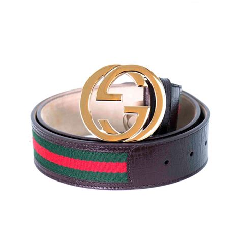 gucci belt green and red.